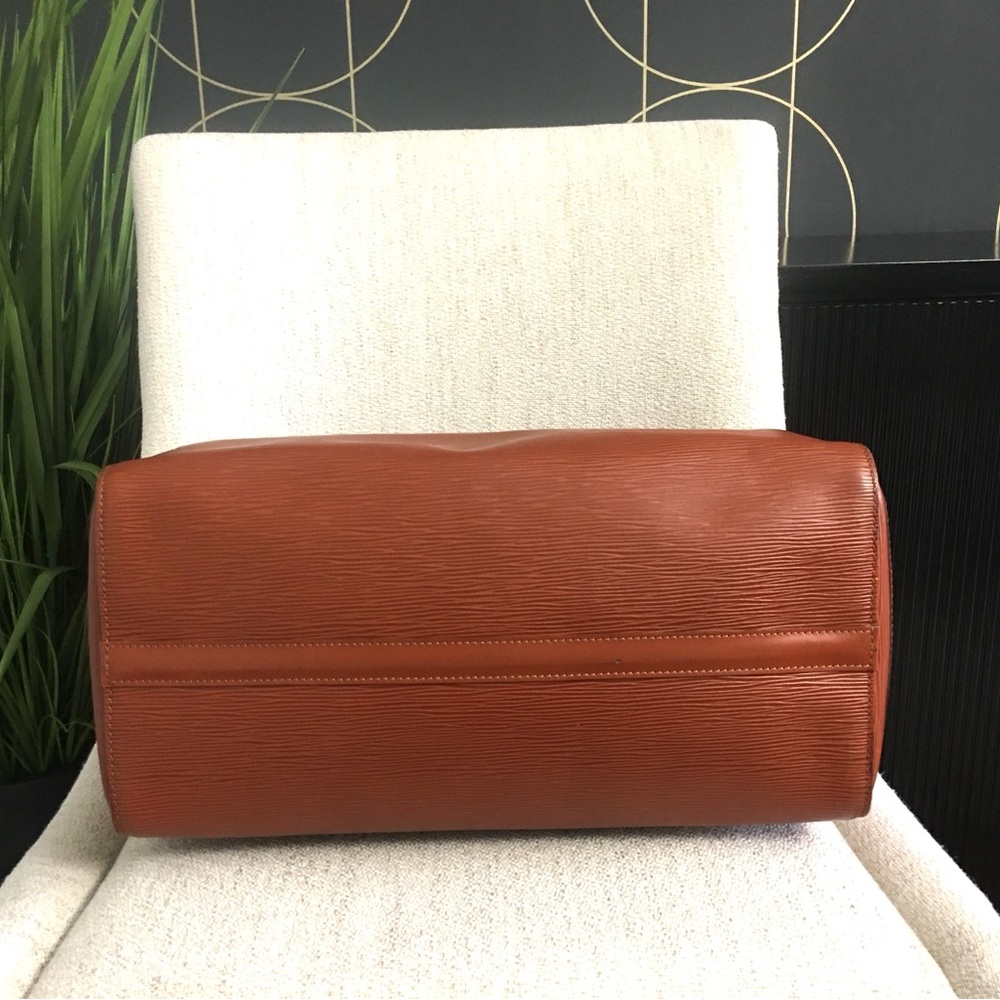 Louis Vuitton Burnt Orange Epi Leather Satchel-read listing - Picture 12 of 16